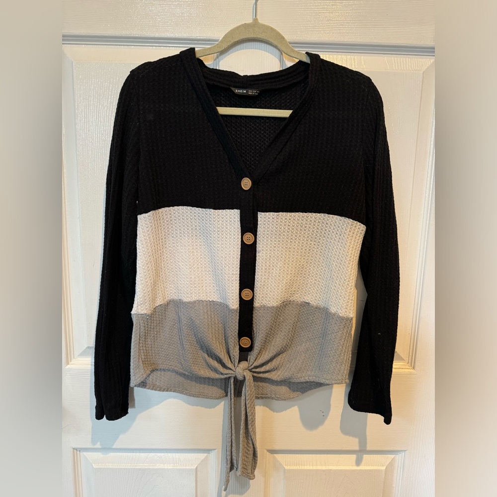 Women’s waffle knit top